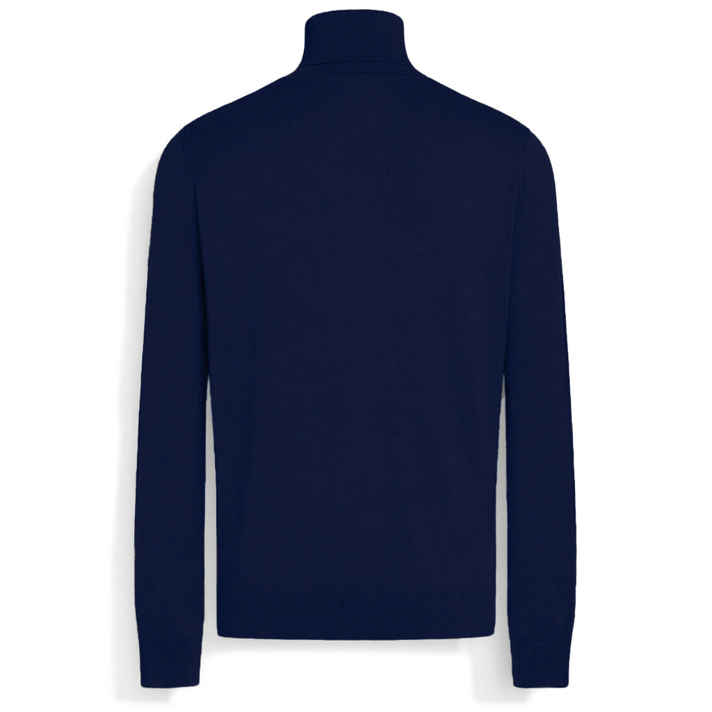 emilio romanelli - Sweaters - 87103-dolcevita-135blu