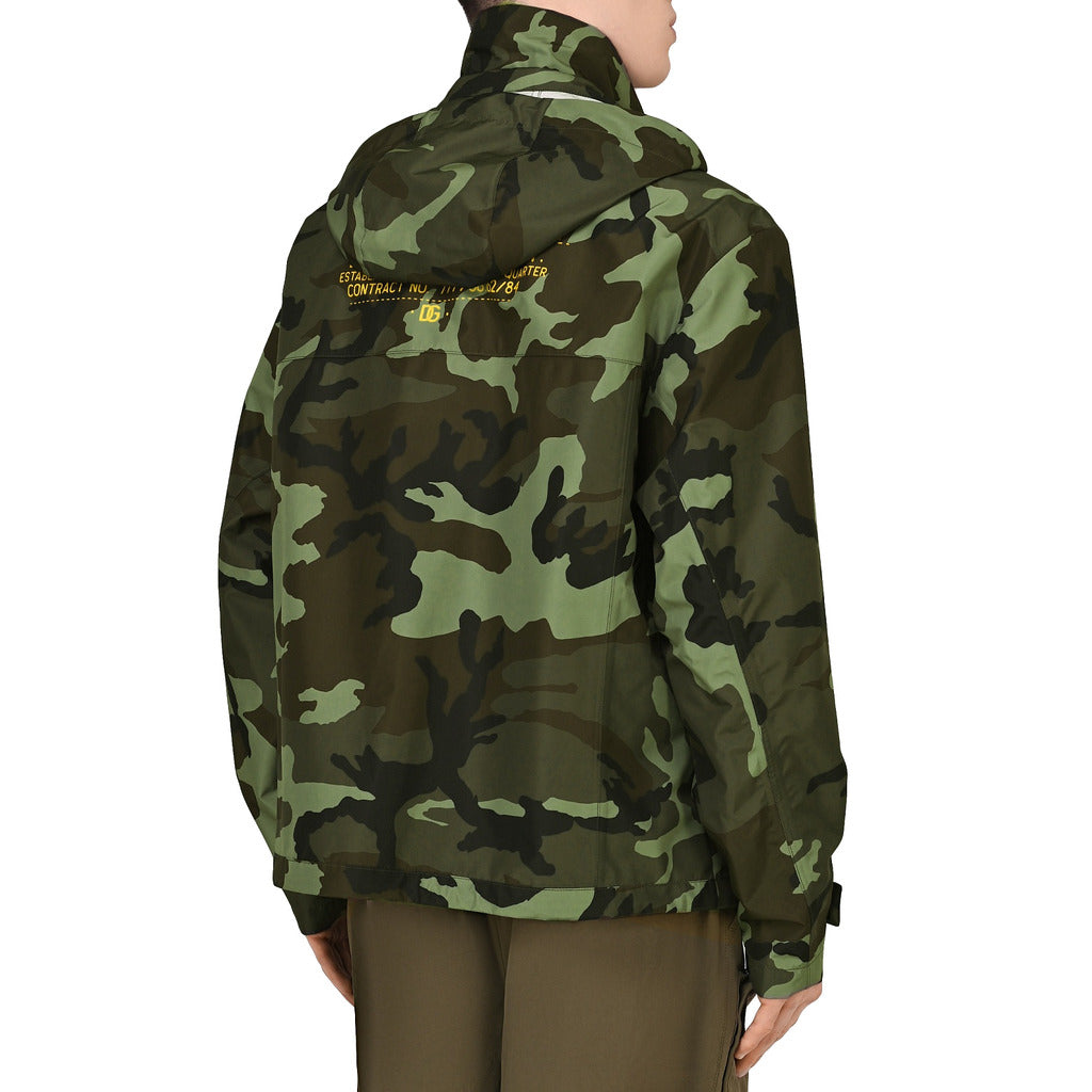 Dolce & Gabbana Nylon Jacket Antipioggia Camouflage — view 3