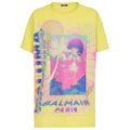 Balmain Cotton T-Shirt Maluma Print