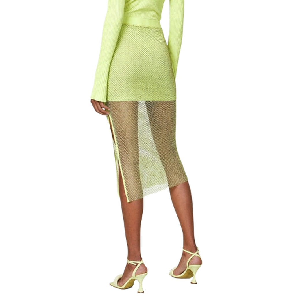 Patrizia Pepe Skirt Rete Sunny Lime — view 5