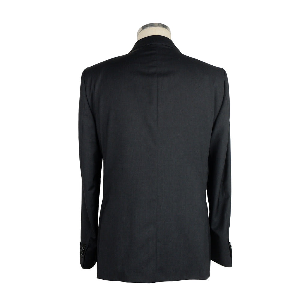 100% Milano Wool Suit Black — view 3
