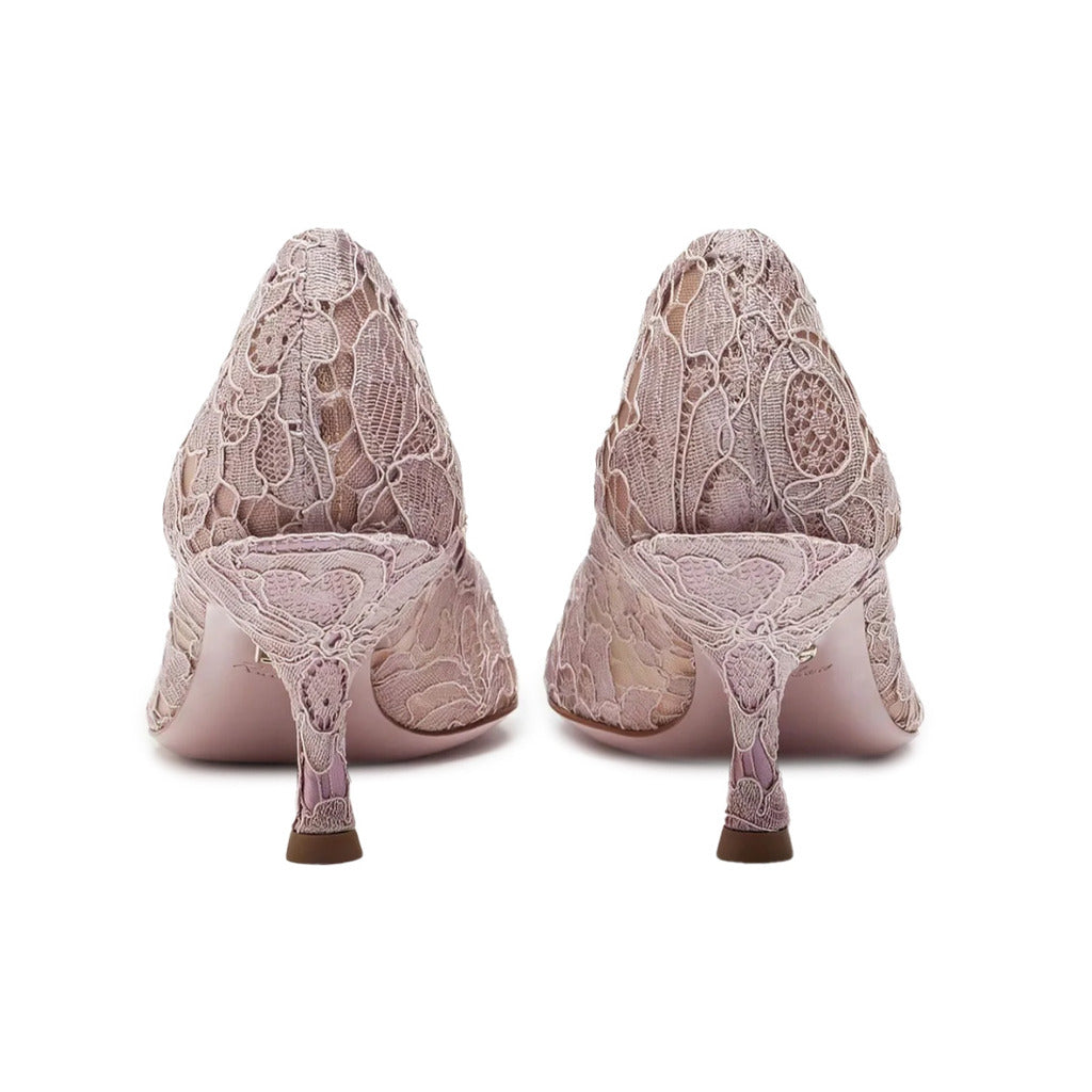 Dolce & Gabbana Lace Heels Pink — view 3