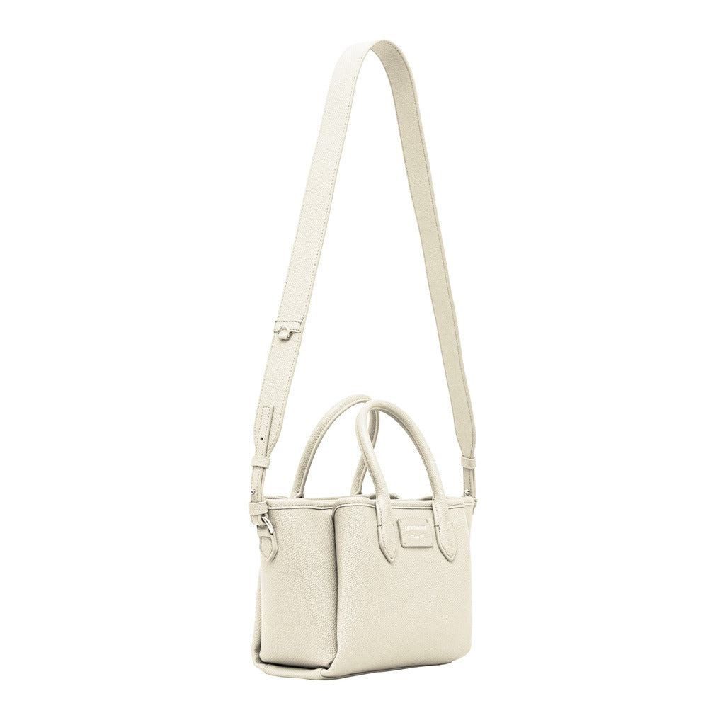 Emporio Armani Leather Tote Bag Mini White — view 2