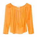 Patrizia Pepe Blusa Orange Sorbet