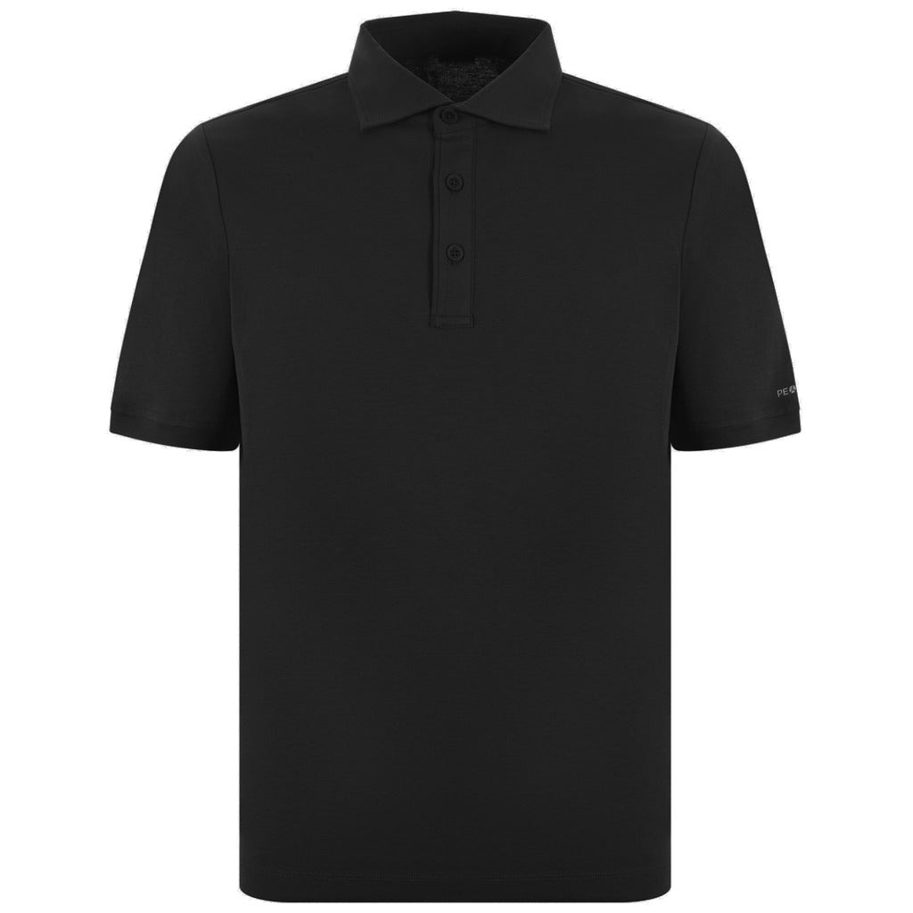 People Of Shibuya Cotton Polo Male Nero — view 2