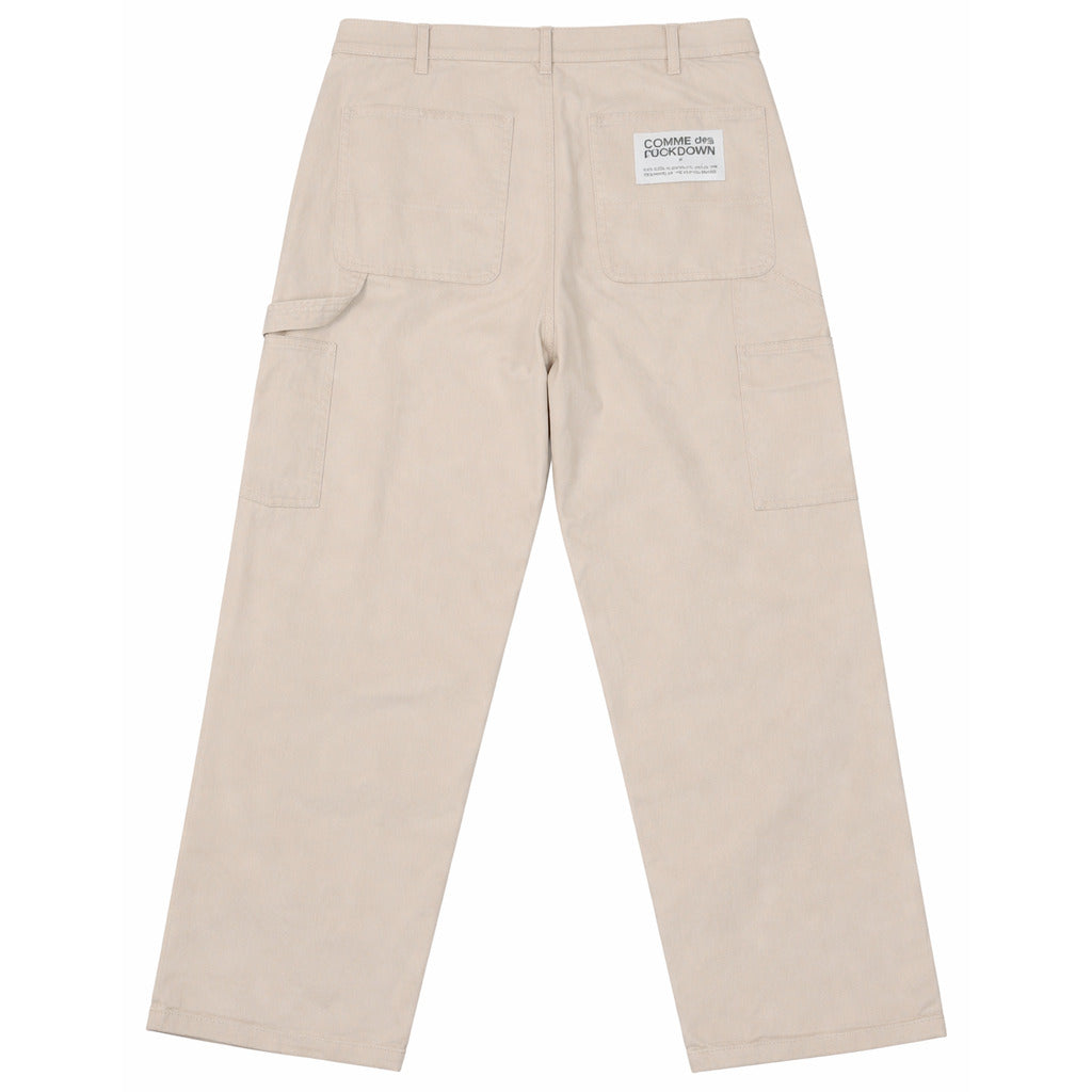 Comme Des Fuckdown Cotton Trousers Beige — view 2