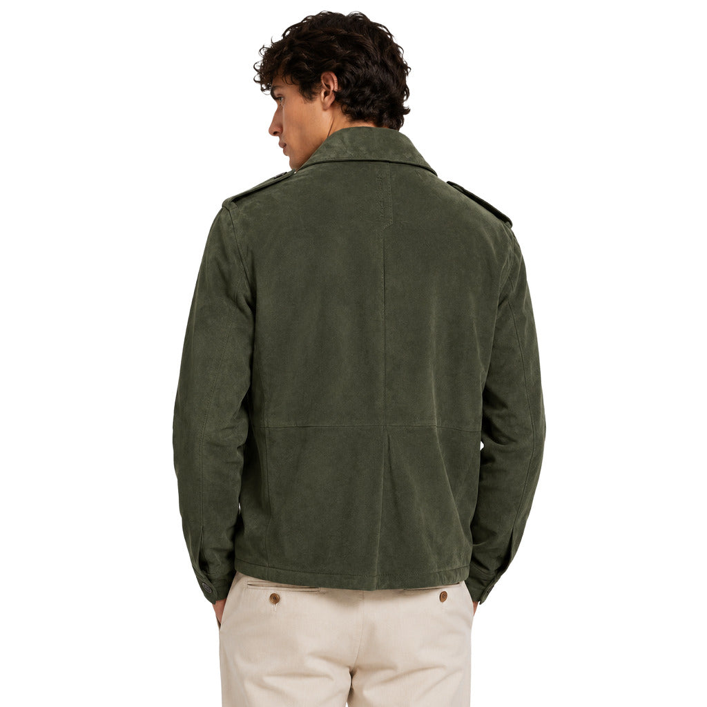 Dolce & Gabbana Suede Jacket Scamosciata Green — view 2