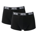 Diesel Cotton Trunk 2 Pack Black