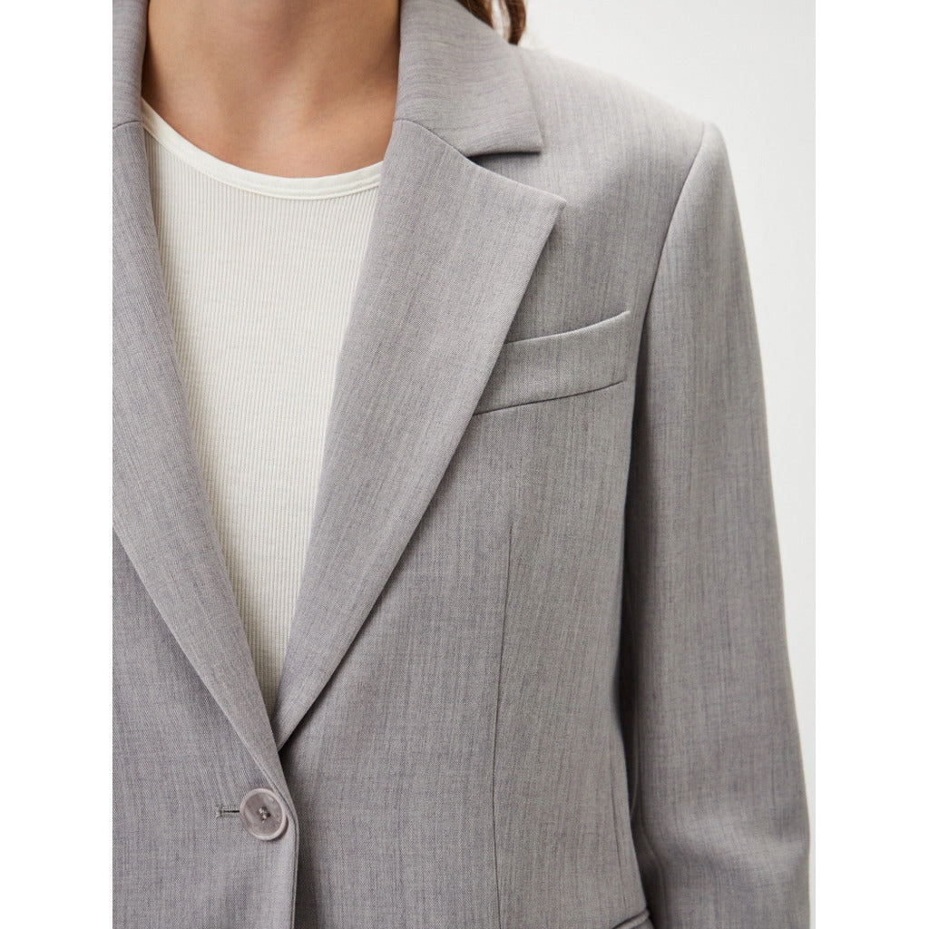 Patrizia Pepe Viscose Jacket Grey — view 5