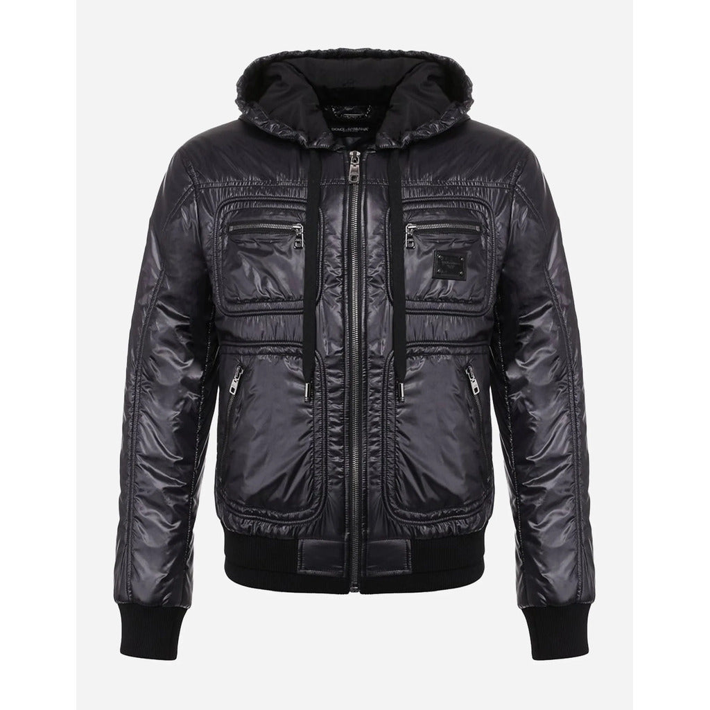 Dolce & Gabbana Nylon Jacket Blue