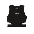 Comme Des Fuckdown Top In Costina Black