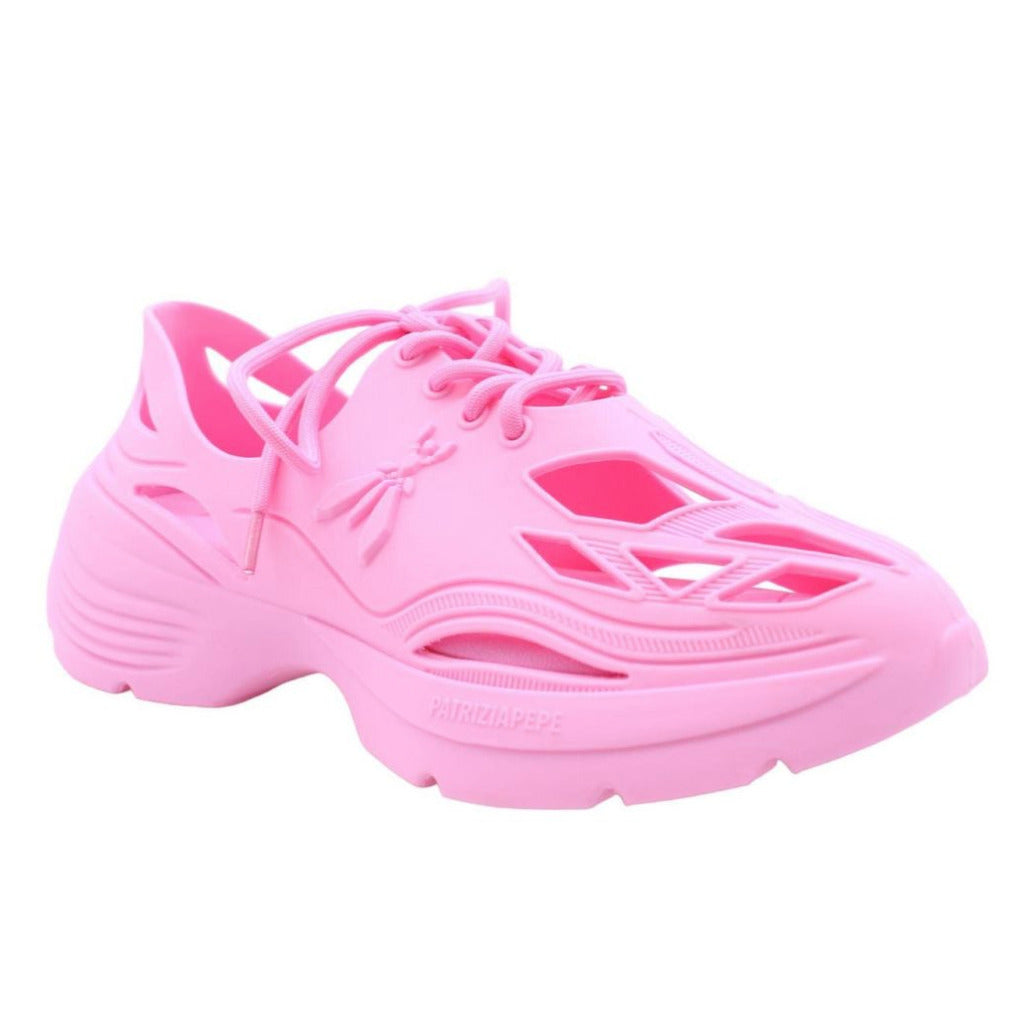 Patrizia Pepe Nylon Sandali Gomma Rosa — view 3