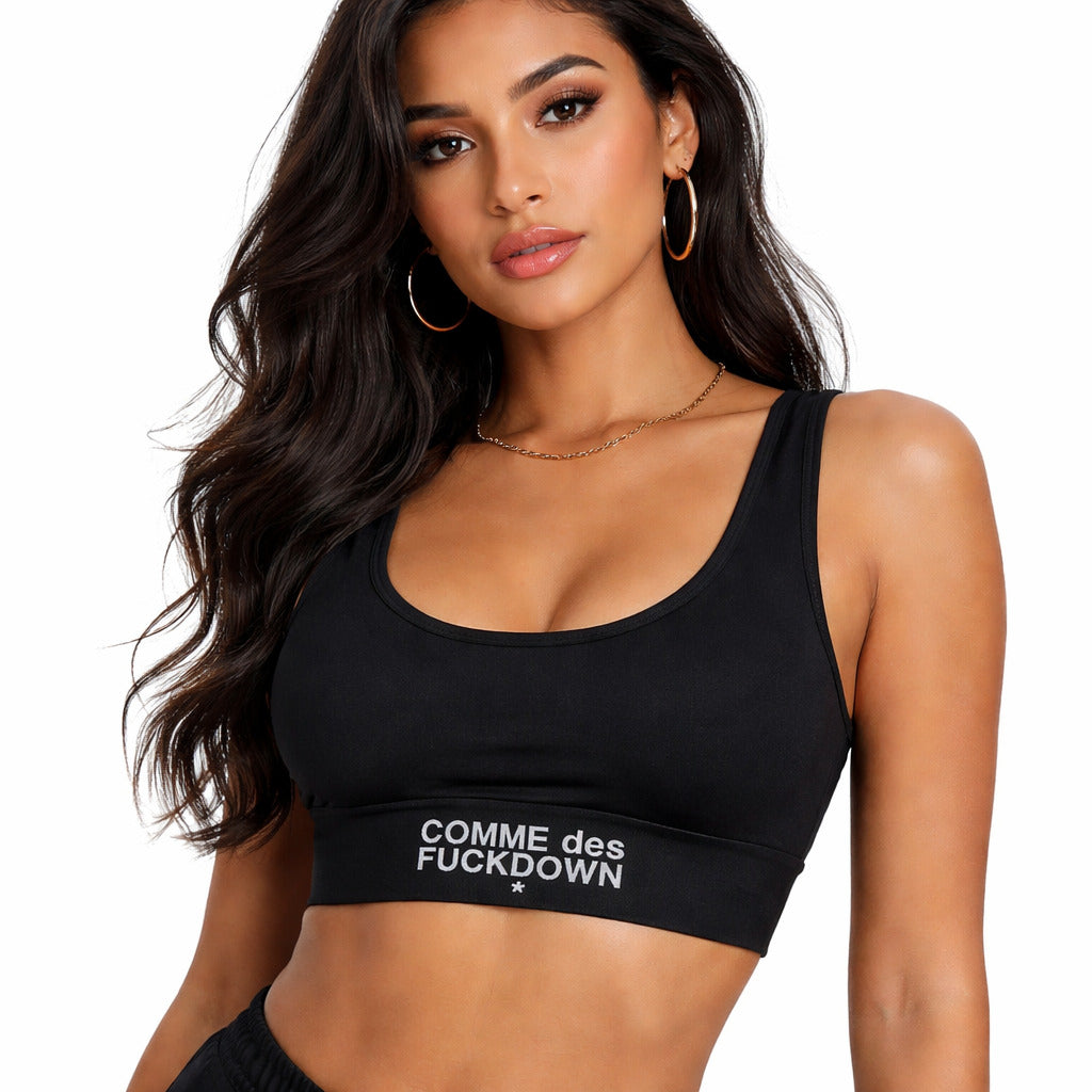 Comme Des Fuckdown Cotton Top Black