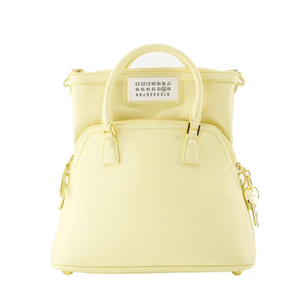 Maison Margiela Leather Crossbody Bag Yellow