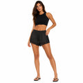Dolce & Gabbana Cotton Short Con Ricamo Black