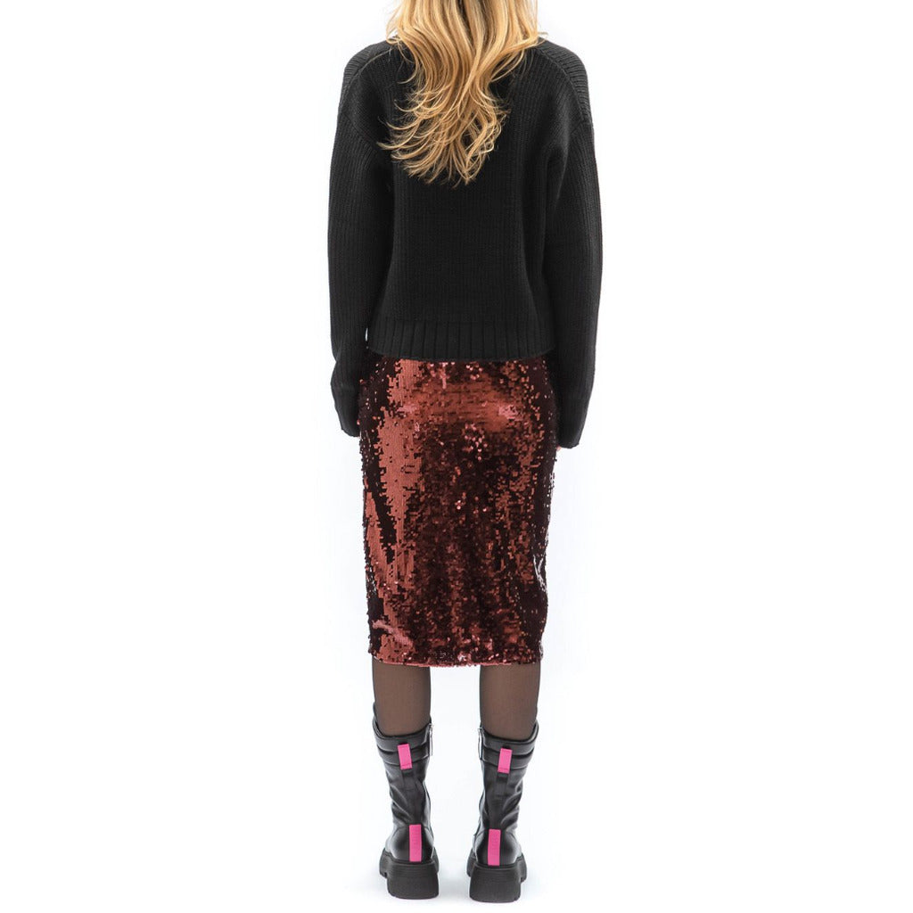 Patrizia Pepe Skirt Burgundy Red — view 3