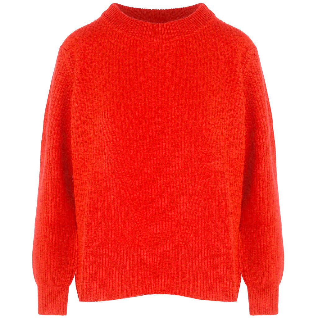 Malo Crewneck Cashmere Brick