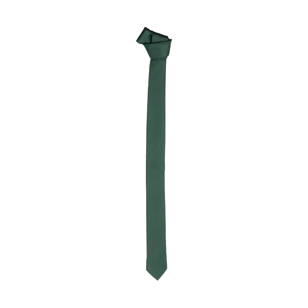 Emilio Romanelli Slim Tie, Solid Color, Size 40 Mm
