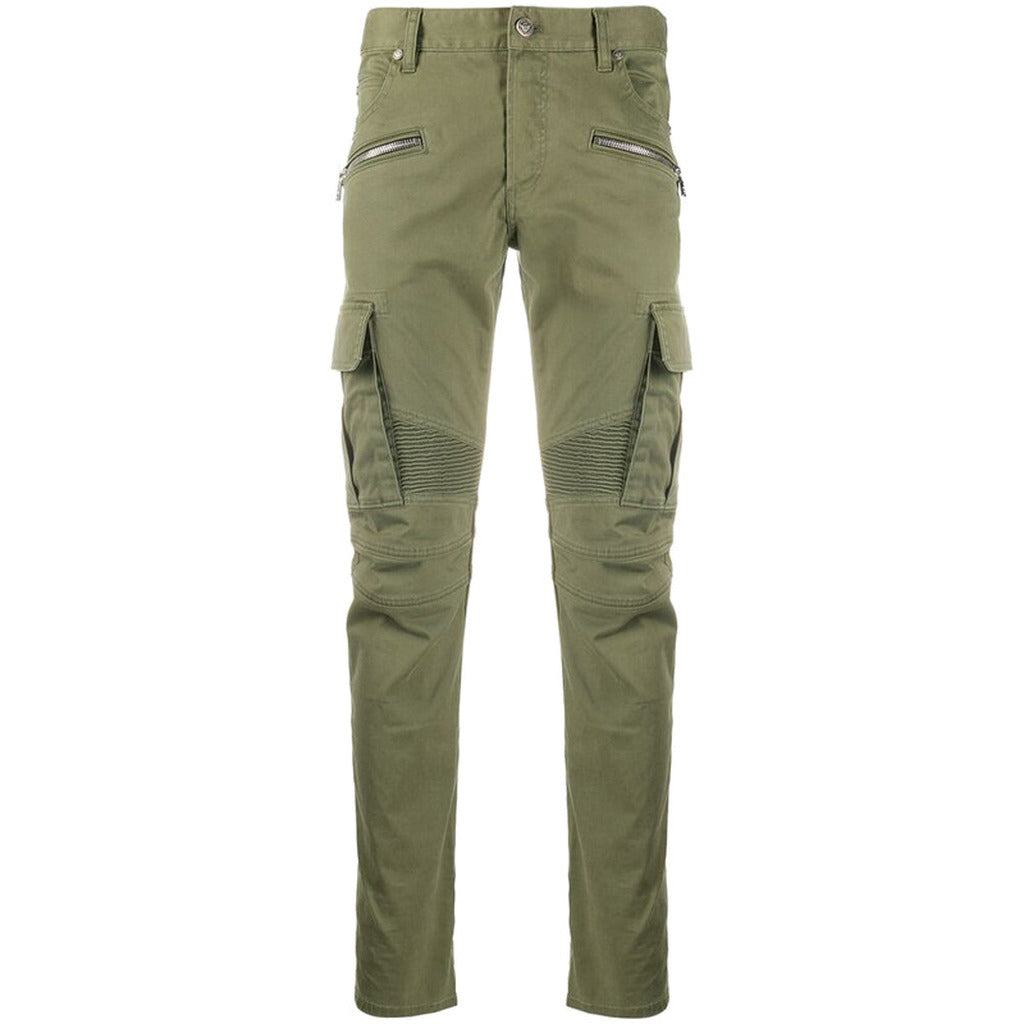 balmain - Trousers - pantaloni cargo verdi