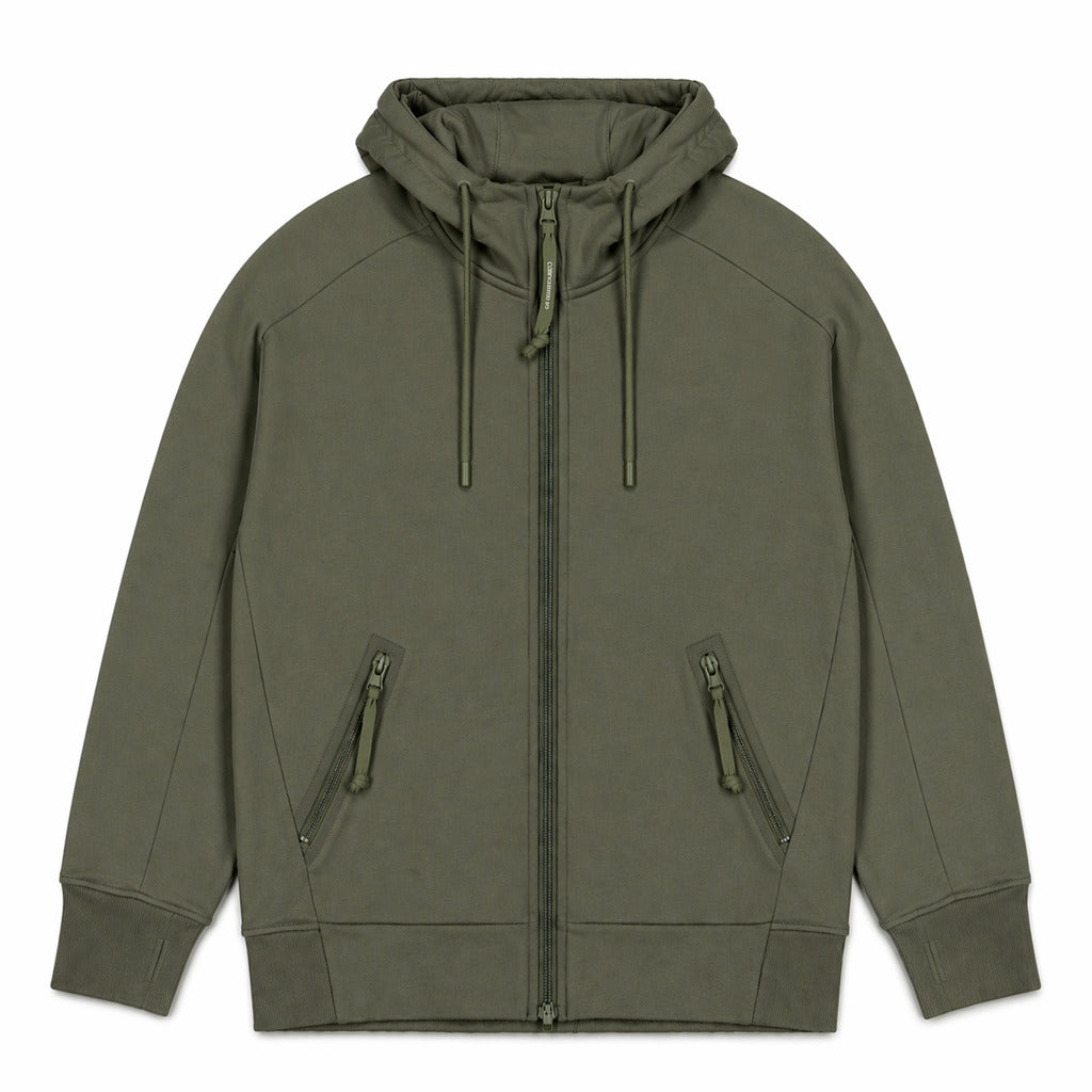 C.P. Company Cotton Sweatshirt Goggles Green