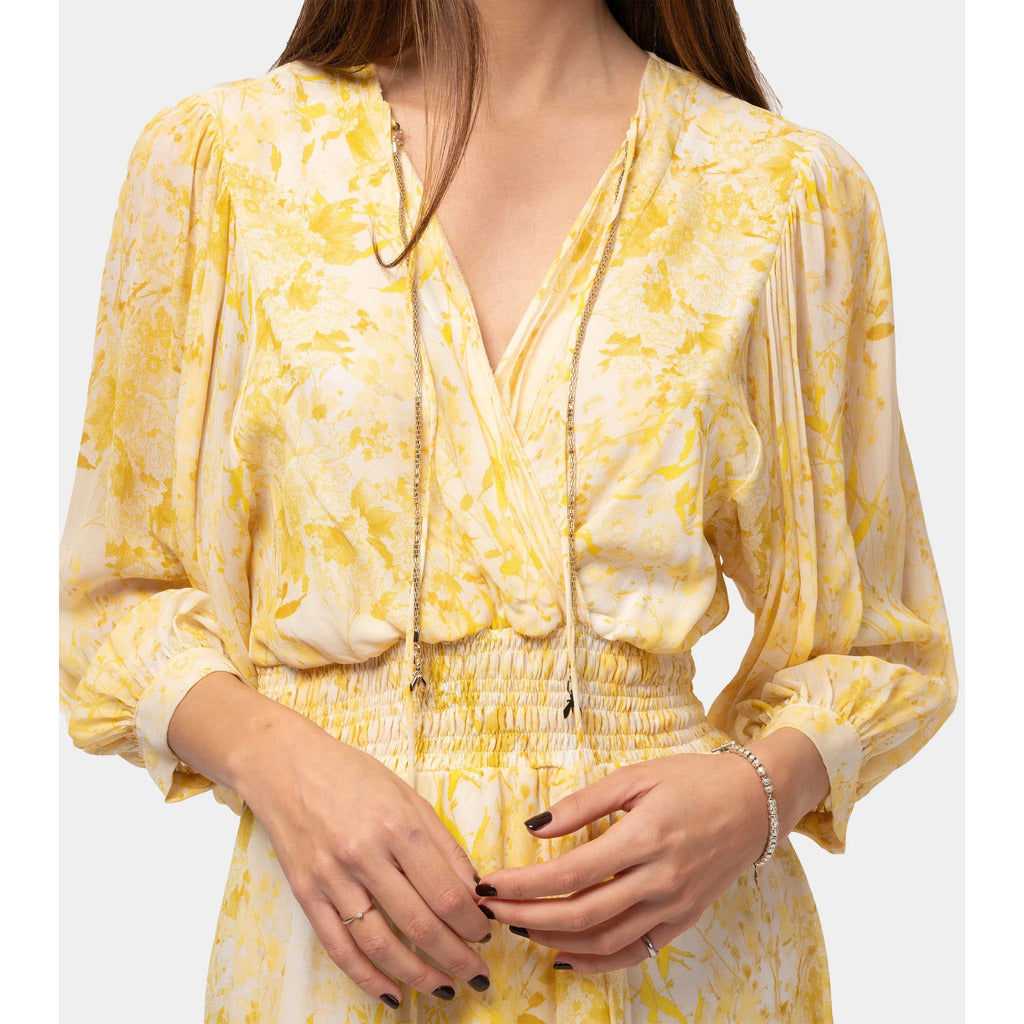 Patrizia Pepe Abitino Giallo Flowers Yellow — view 5