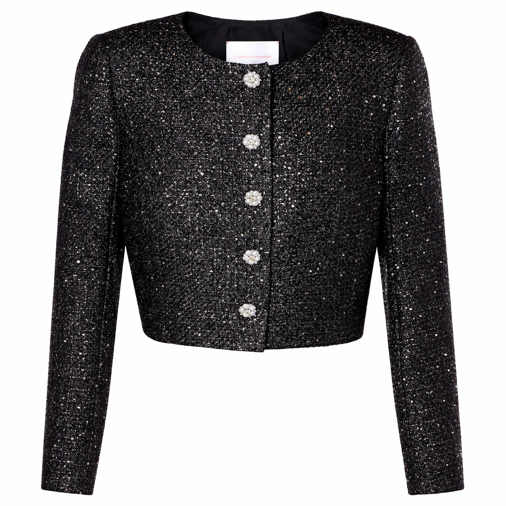 Patrizia Pepe Jacket Cropped Black
