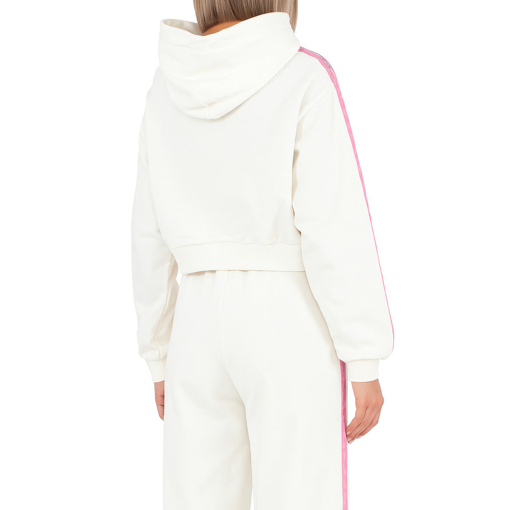 Comme Des Fuckdown Sweatshirt Short Hooded Fuchsia — view 2