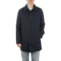 Aquascutum Cotton Coat Navy Blue