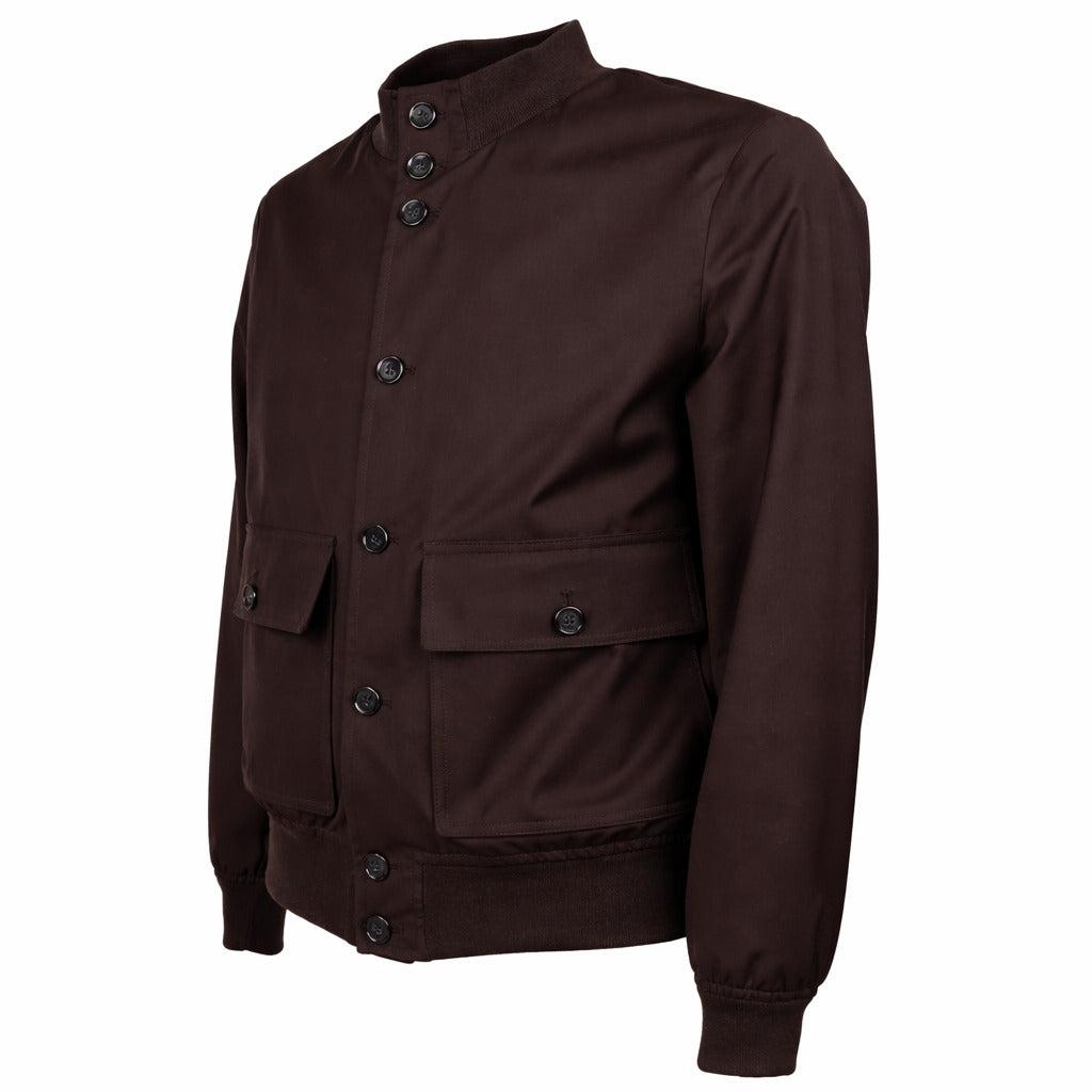 Loro Piana Wool Jacket Dark Brown — view 3
