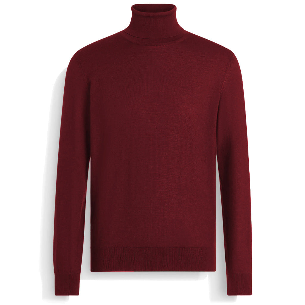 emilio romanelli - Sweaters - 87103-dolcevita-125rosso