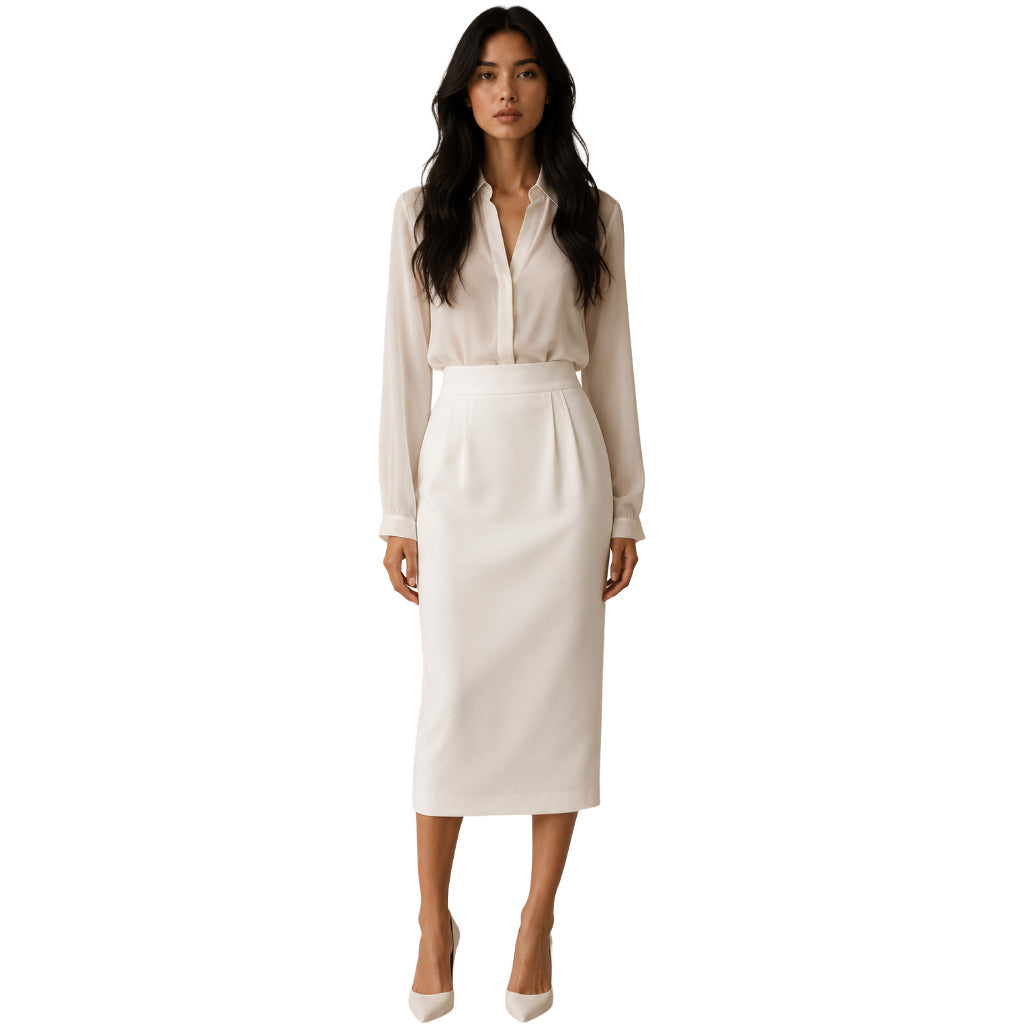 Dolce & Gabbana Skirt Lucida White