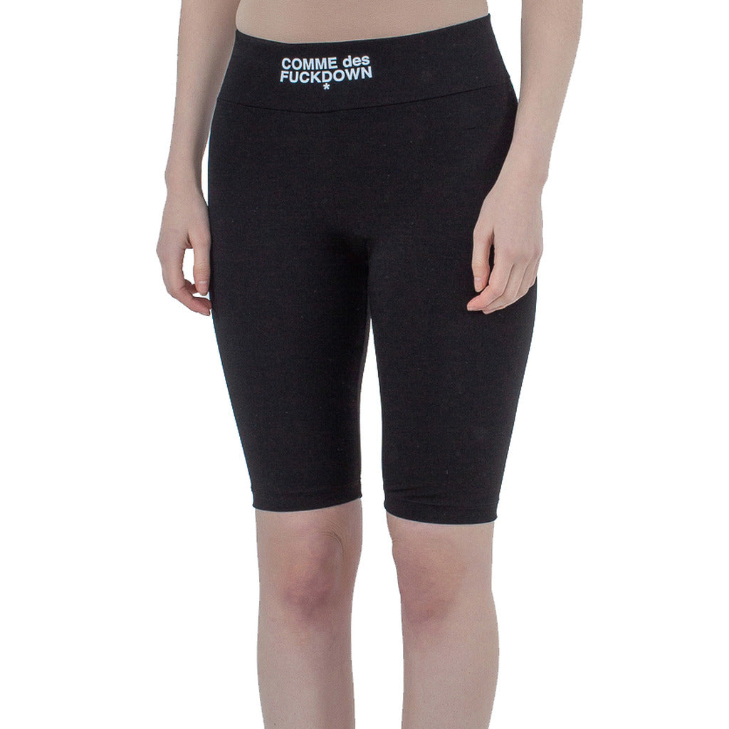 Comme Des Fuckdown Leggings In Cotone Nero