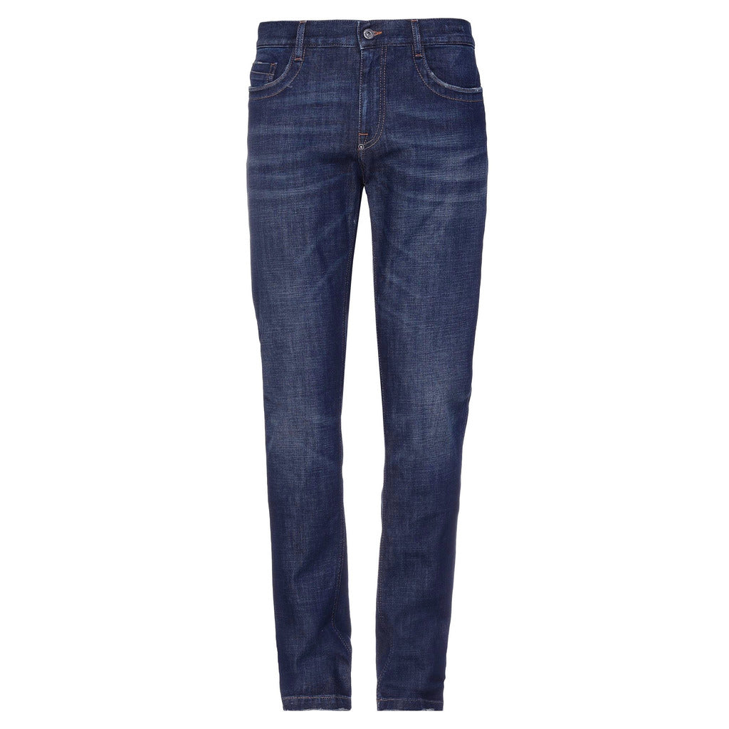 Bikkembergs Dark Blue Jeans, Regular Fit, 5 Pockets — view 4