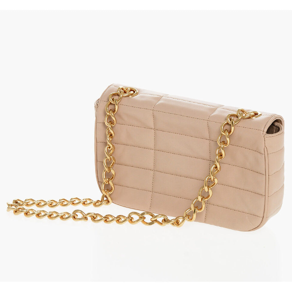 Celine Calfskin Céline Quilted Bag Beige — view 2