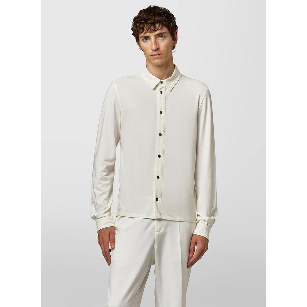 Alpha Studio Cotton Shirt Bianca White — view 2