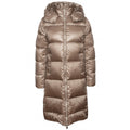 People Of Shibuya Long Quilted Down Jacket In Ultralight Technical Gold