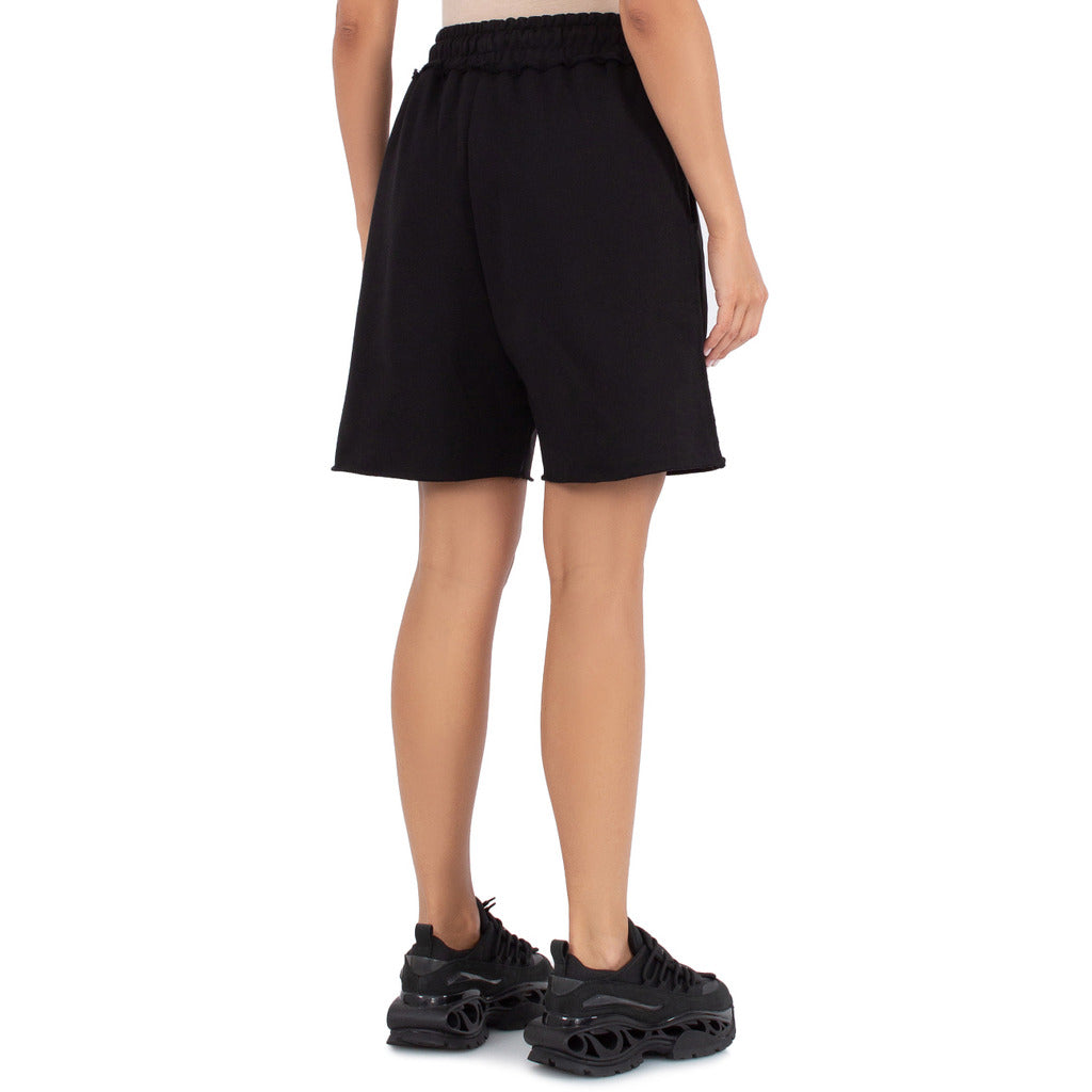 Comme Des Fuckdown Cotton Shorts Taglio Vivo — view 2