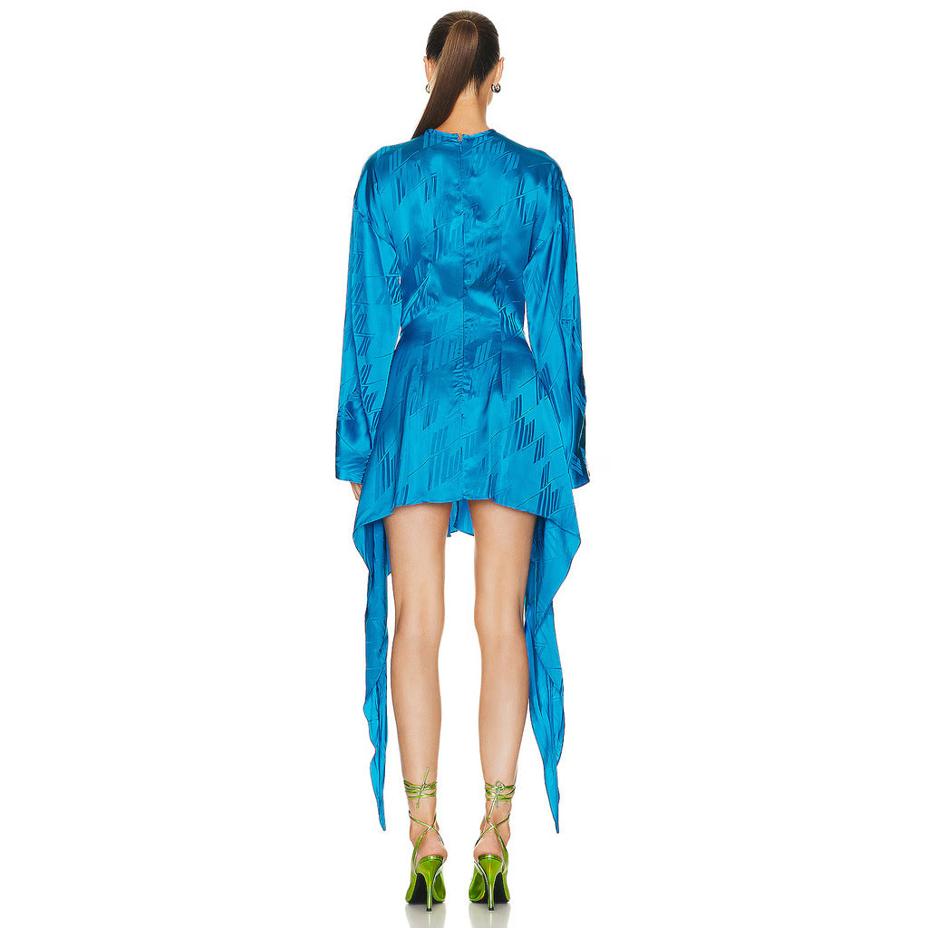 The Attico Dress Blue — view 2
