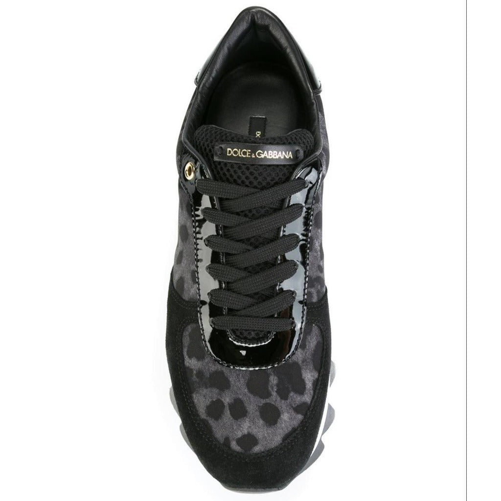 Dolce & Gabbana Leather Sneakers Black — view 4