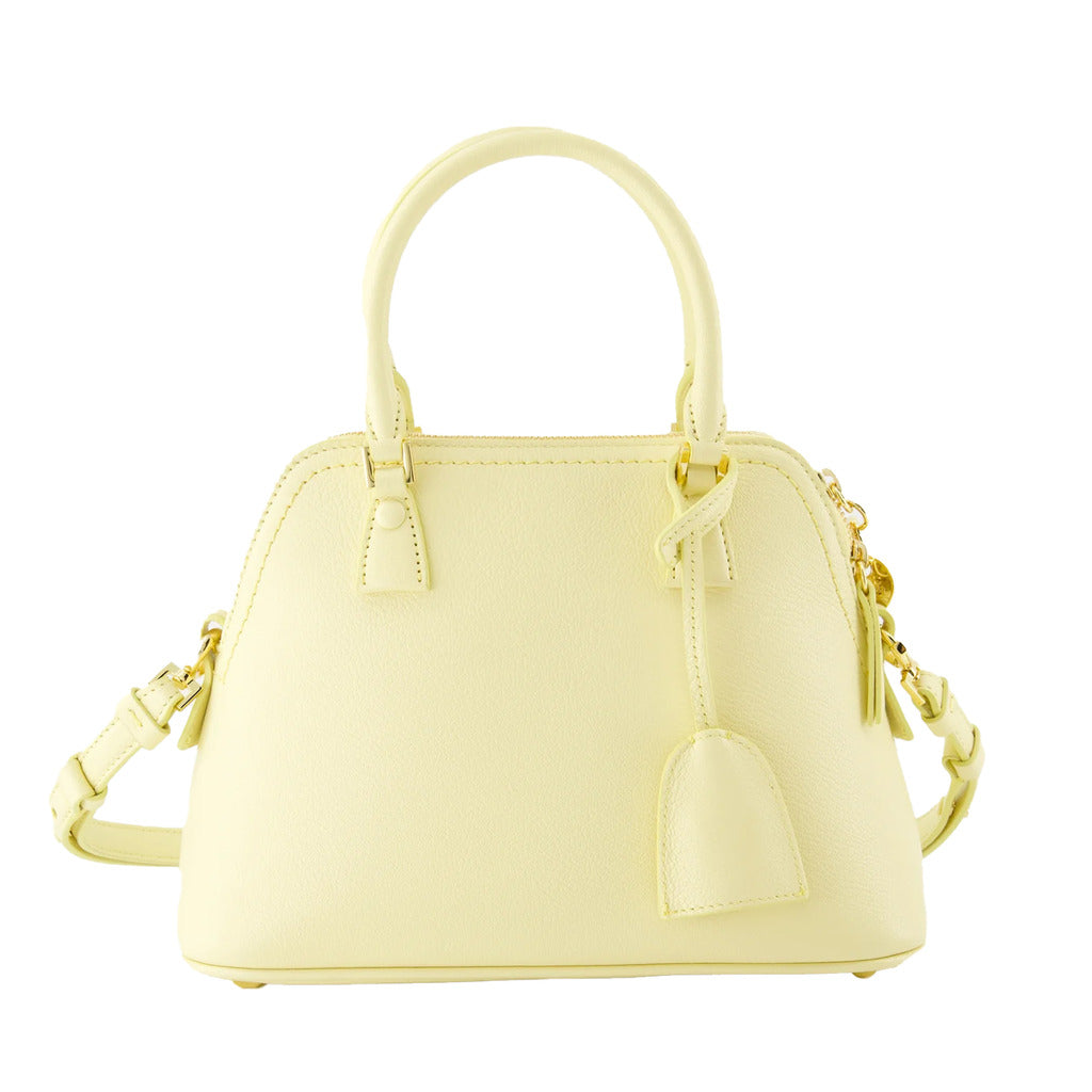 Maison Margiela Leather Crossbody Bag Yellow — view 4