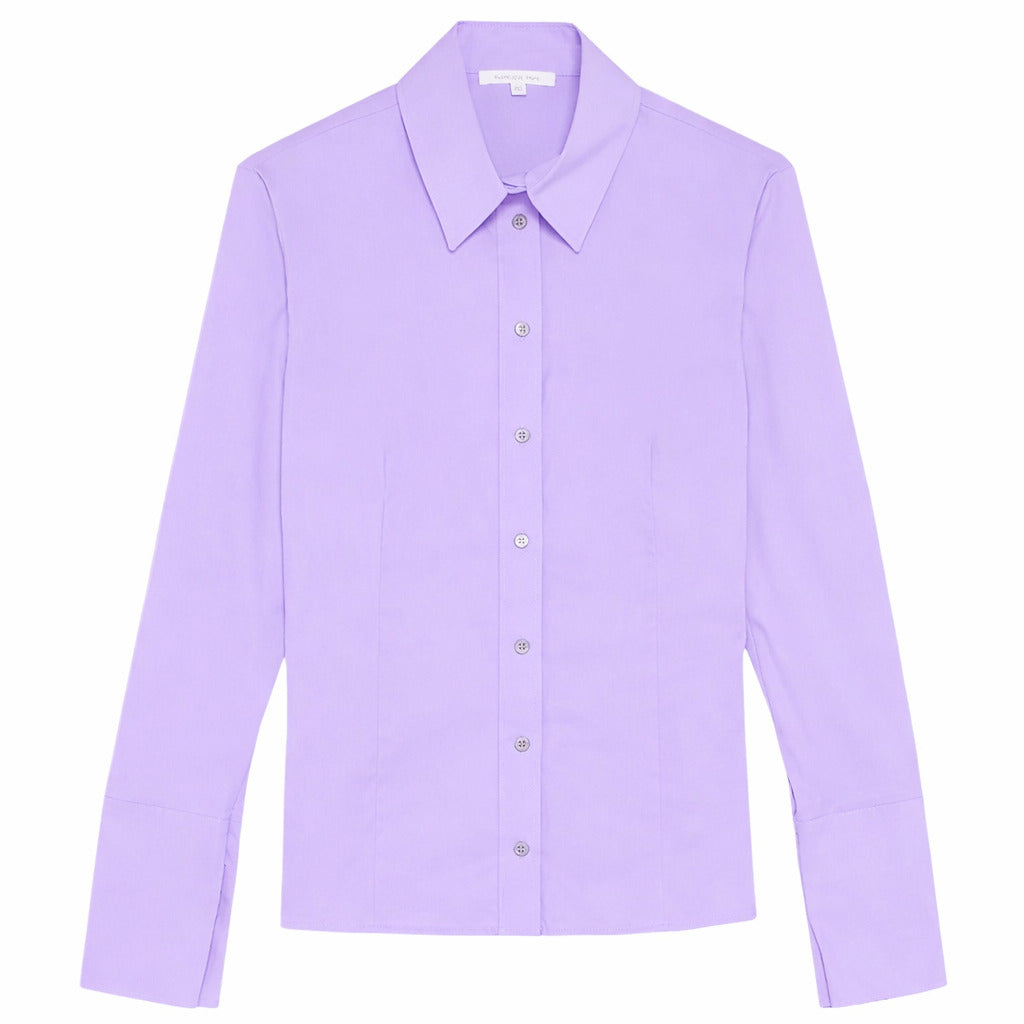 Patrizia Pepe Cotton Shirt Lilac