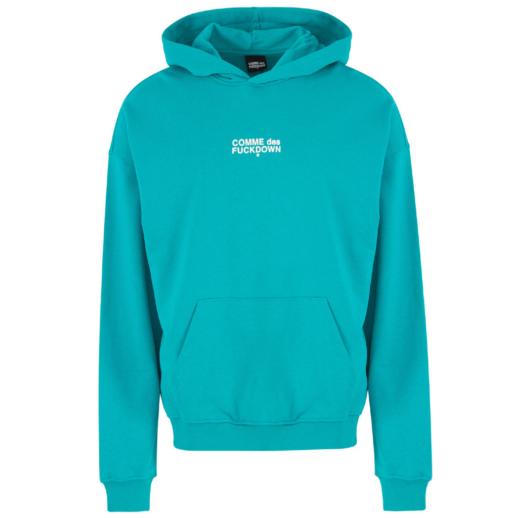 Comme Des Fuckdown Cotton Sweatshirt Hooded Print Logo