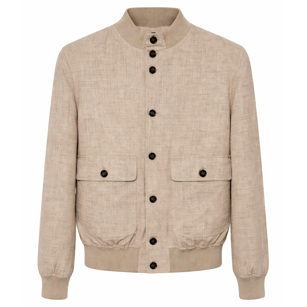 Loro Piana linen Wool Jacket Gold Beige