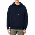 C.P. Company Cotton Sweatshirt Diagonal Goggles Blue
