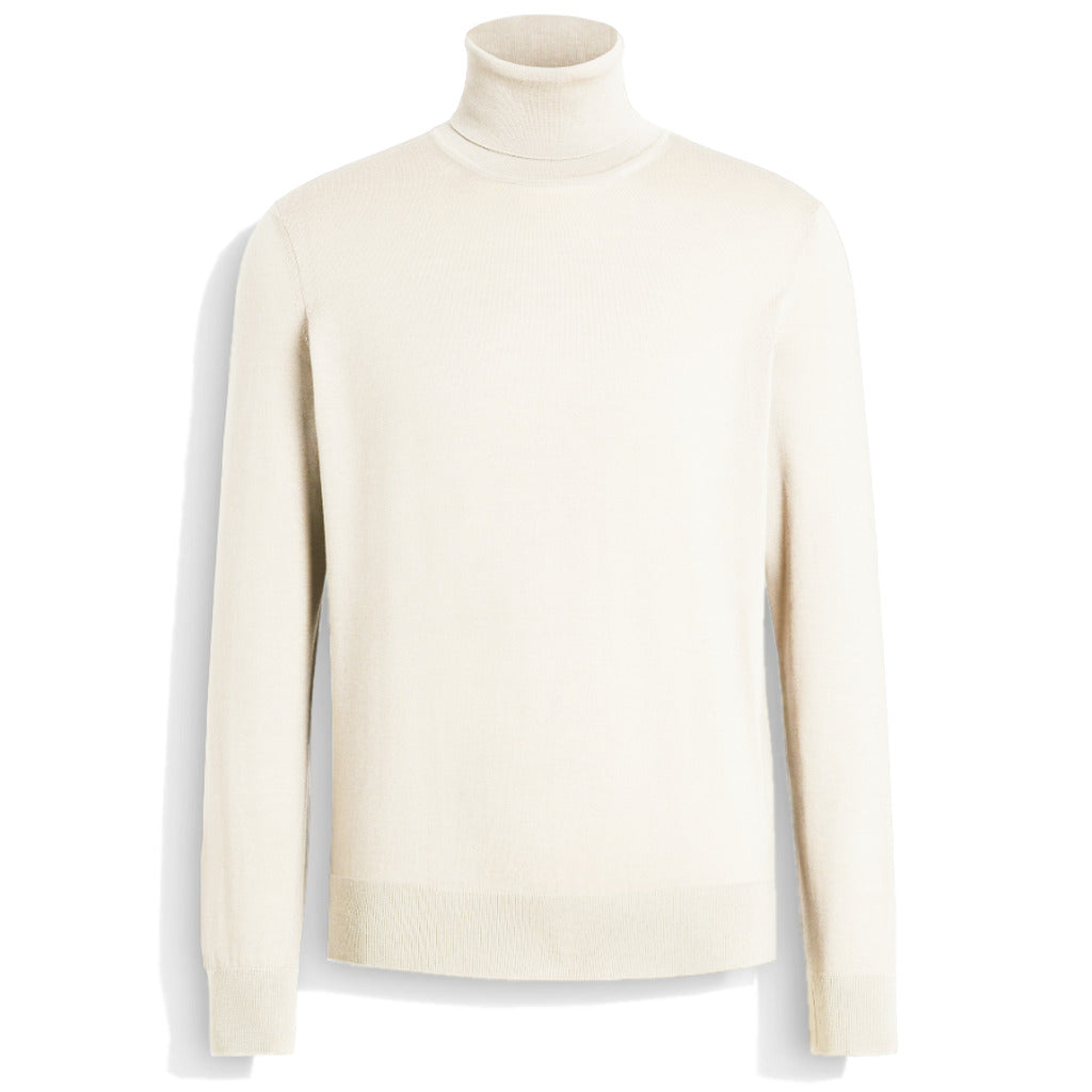 emilio romanelli - Sweaters - 87103-dolcevita-116bianco