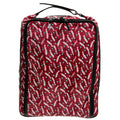 Louboutin Nylon Graphic-Print Woven Backpack Red