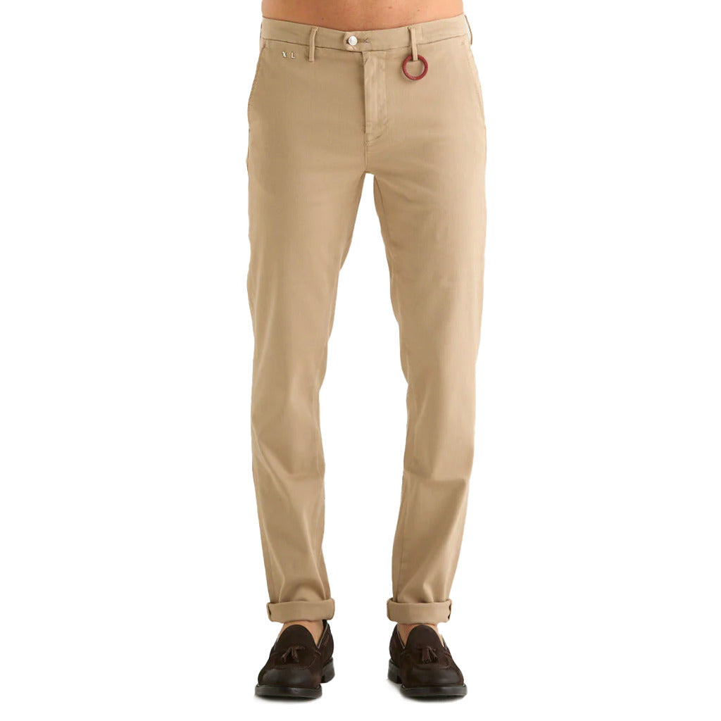 Tramarossa Cotton Trousers Red Beige