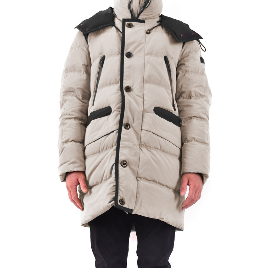Peuterey fur Polyester Jacket Beige