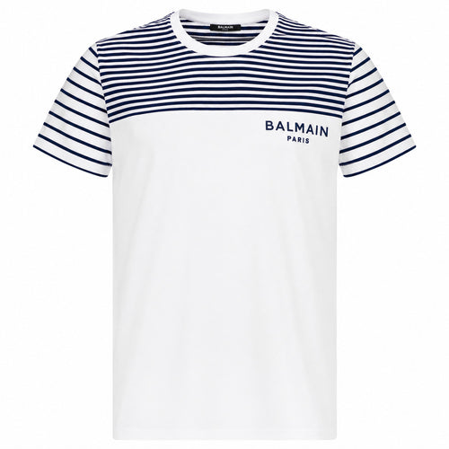 Balmain Cotton Striped T-Shirt