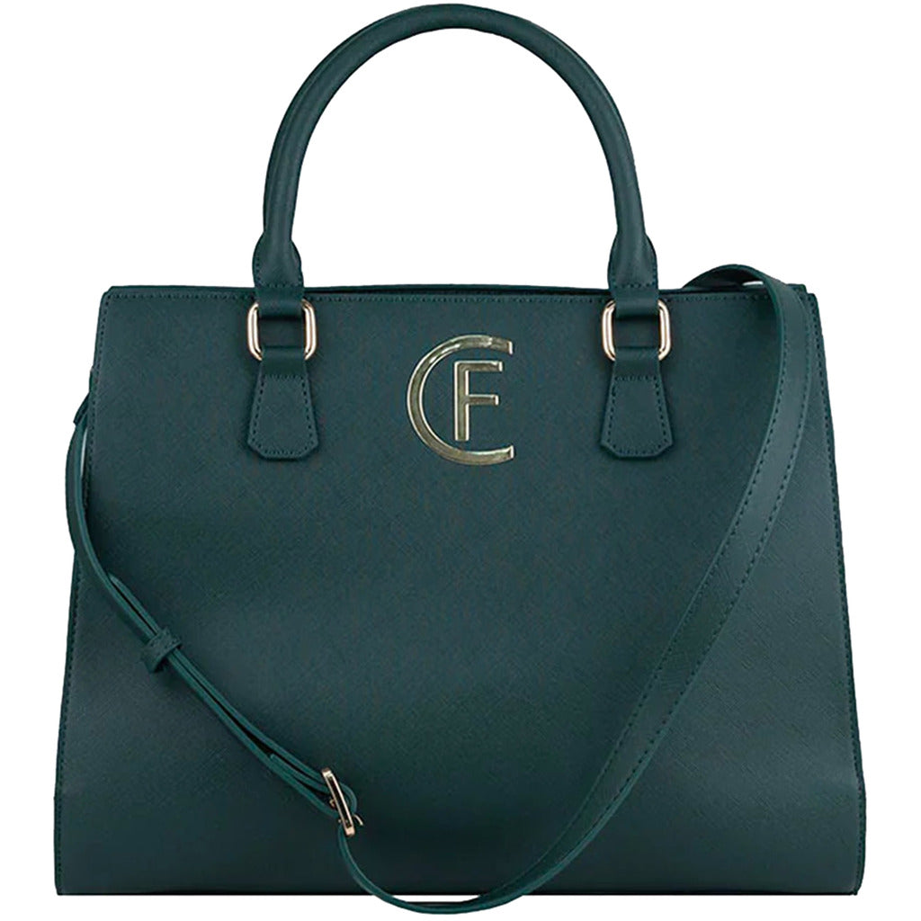 Cristina Effe Leather Megan Bag Green